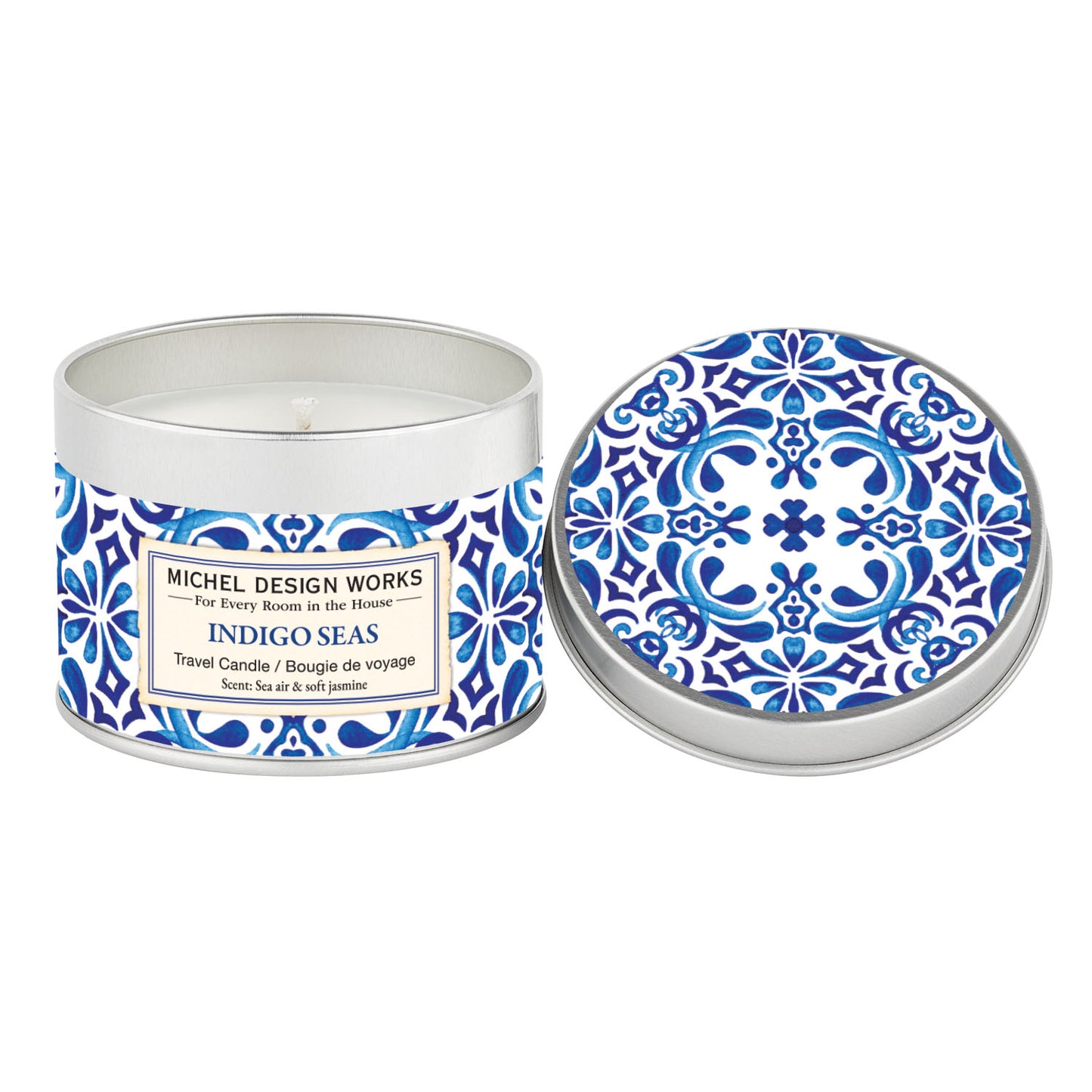 Indigo Seas Travel Candle