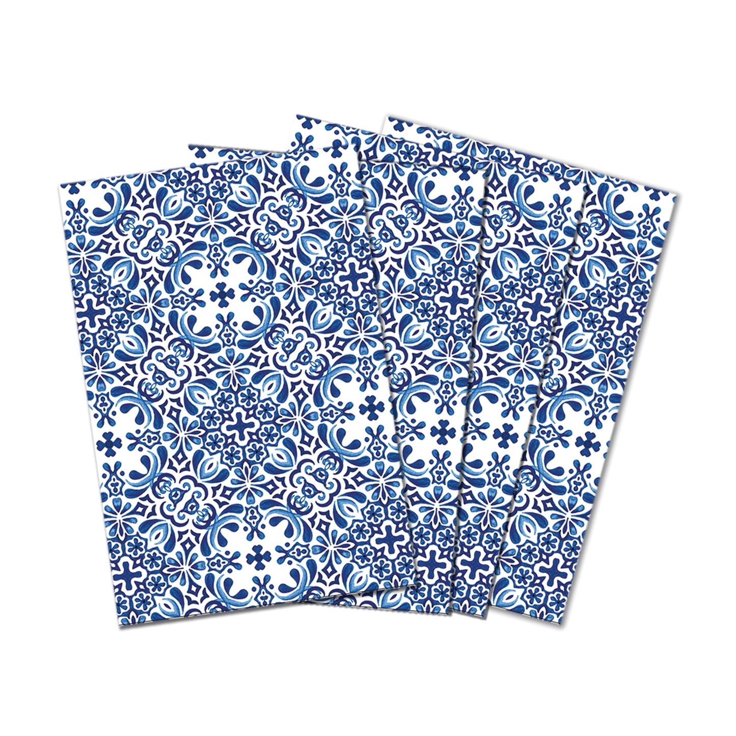 Indigo Sea Fabric Table Napkin Set of 4