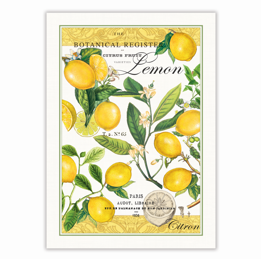 Lemon Basil Kitchen Towel