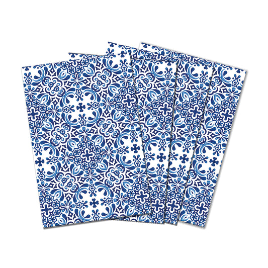 Indigo Sea Fabric Table Napkin Set of 4